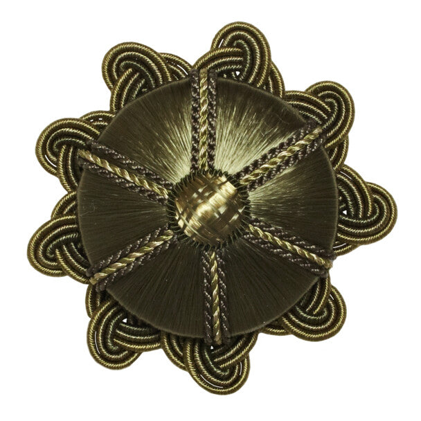 Aurelia Rosette by Samuel & Sons in Loden