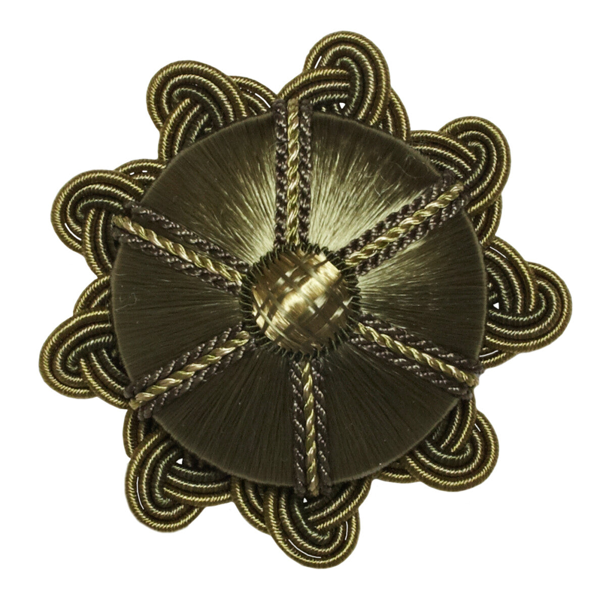 Aurelia Rosette by Samuel & Sons in Loden