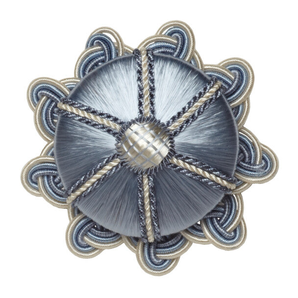 Aurelia Rosette by Samuel & Sons in Wedgewood