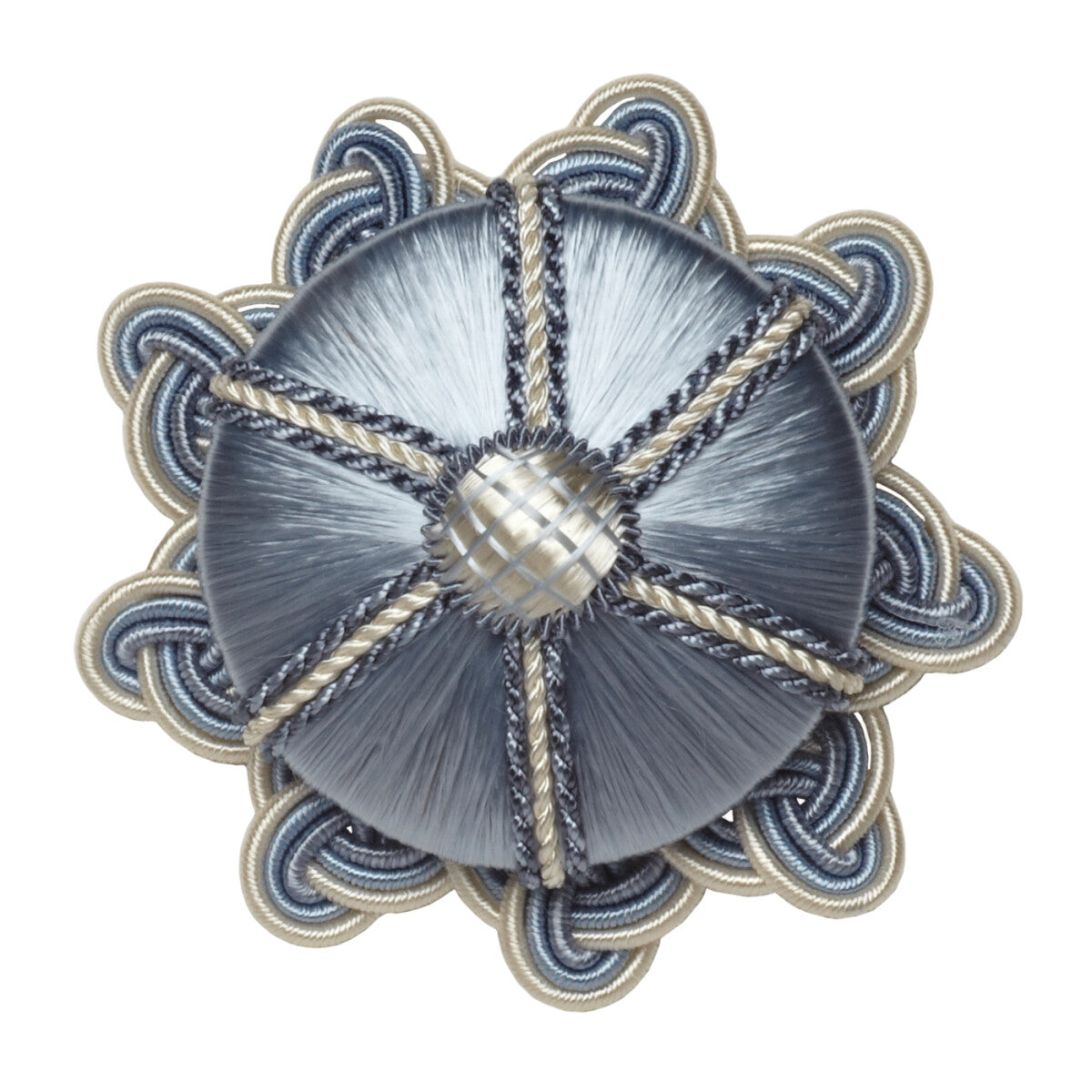 Aurelia Rosette by Samuel & Sons in Wedgewood