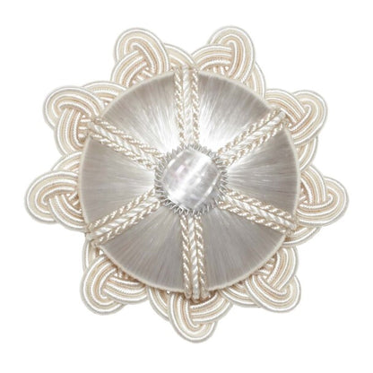 Aurelia Rosette by Samuel & Sons in Ivory