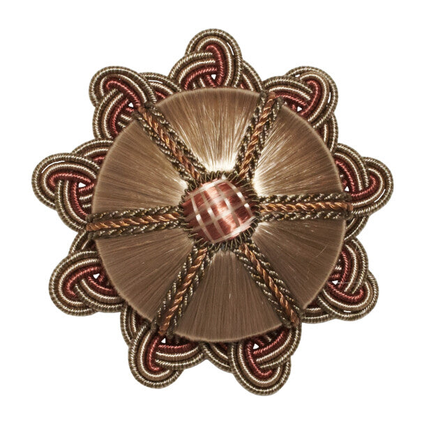 Aurelia Rosette by Samuel & Sons in Tea