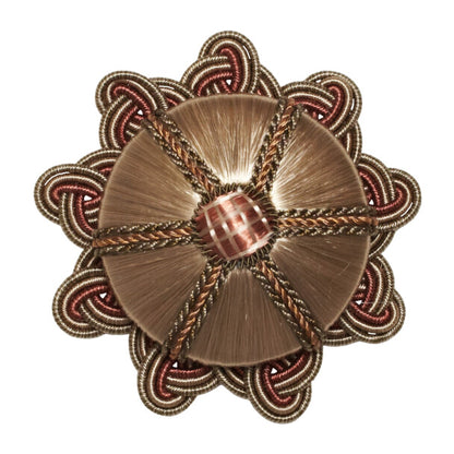 Aurelia Rosette by Samuel & Sons in Tea