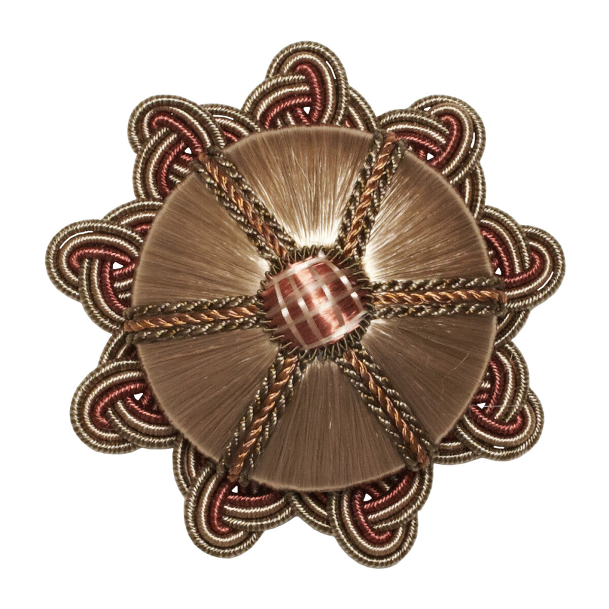 Aurelia Rosette by Samuel & Sons in Tea