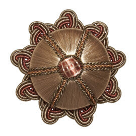 Aurelia Rosette by Samuel & Sons in Tea