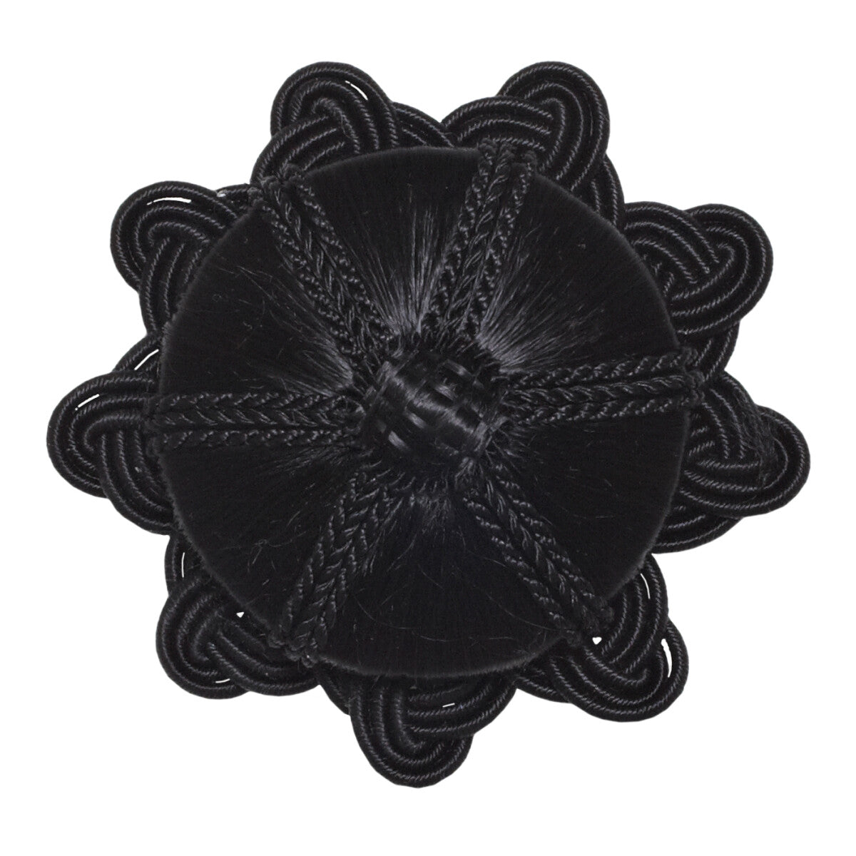 Aurelia Rosette by Samuel & Sons in Onyx
