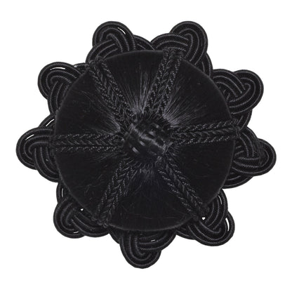 Aurelia Rosette by Samuel & Sons in Onyx