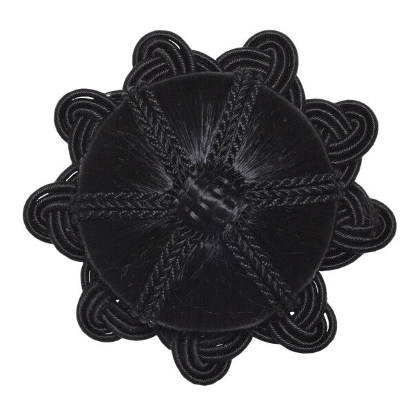 Aurelia Rosette by Samuel & Sons in Onyx