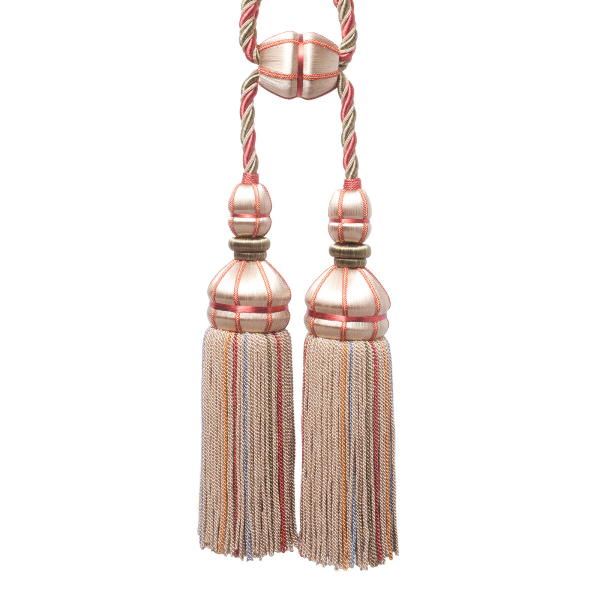 Aurelia Double Tassel Tieback by Samuel & Sons in Jewel, TT-56134-05, swatch