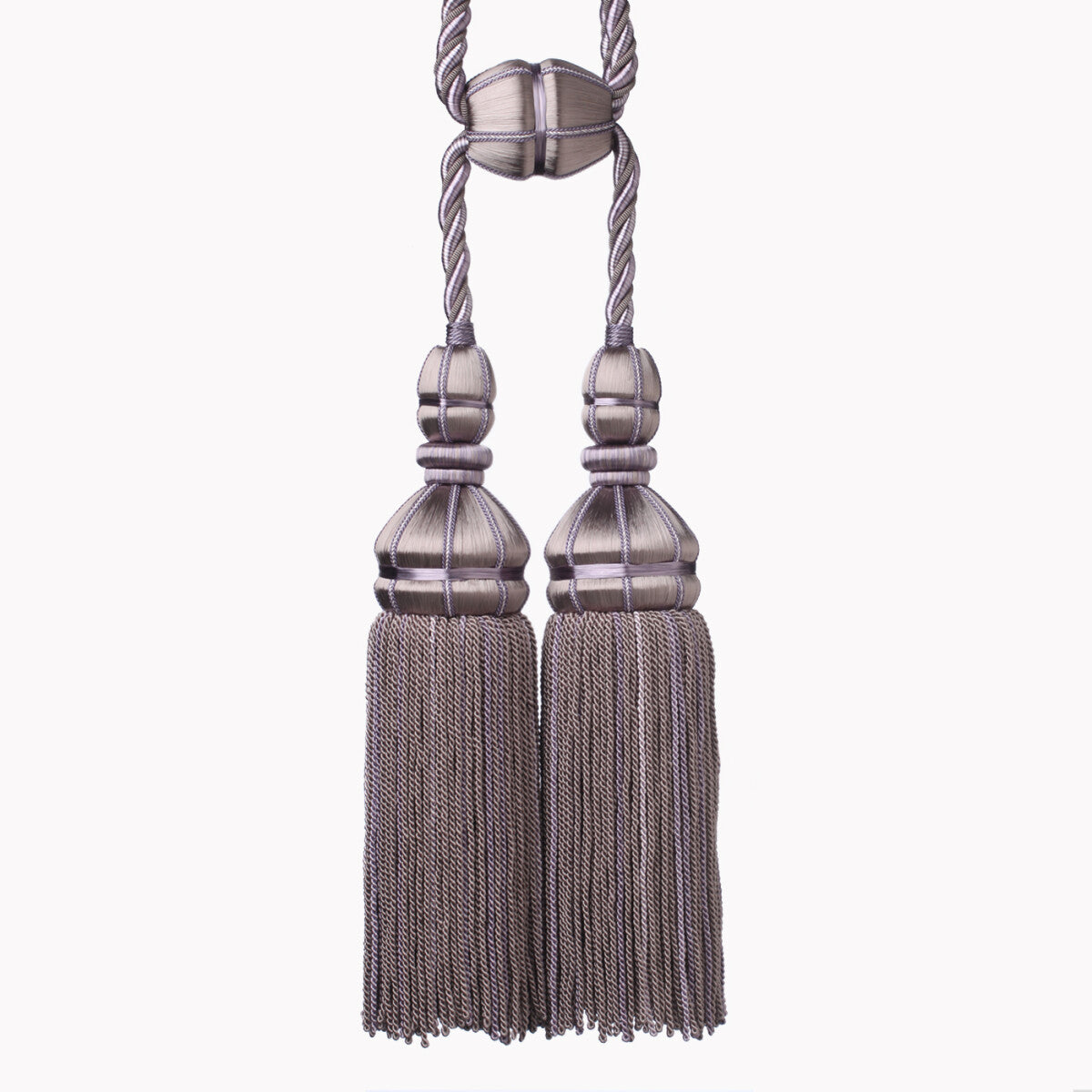 Aurelia Double Tassel Tieback by Samuel & Sons in Wisteria, TT-56134-10, swatch