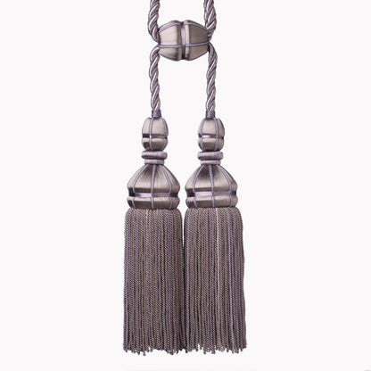 Aurelia Double Tassel Tieback by Samuel & Sons in Wisteria, TT-56134-10, swatch