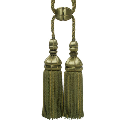 Aurelia Double Tassel Tieback by Samuel & Sons in Loden, TT-56134-13, swatch