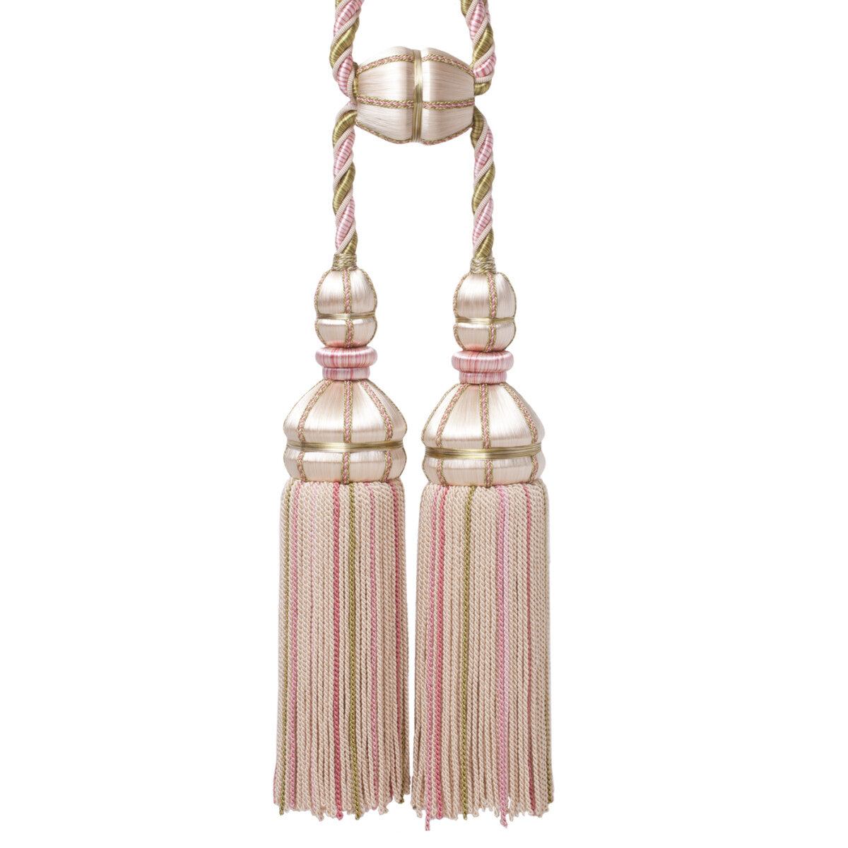 Aurelia Double Tassel Tieback by Samuel & Sons in Fleur, TT-56134-16, swatch