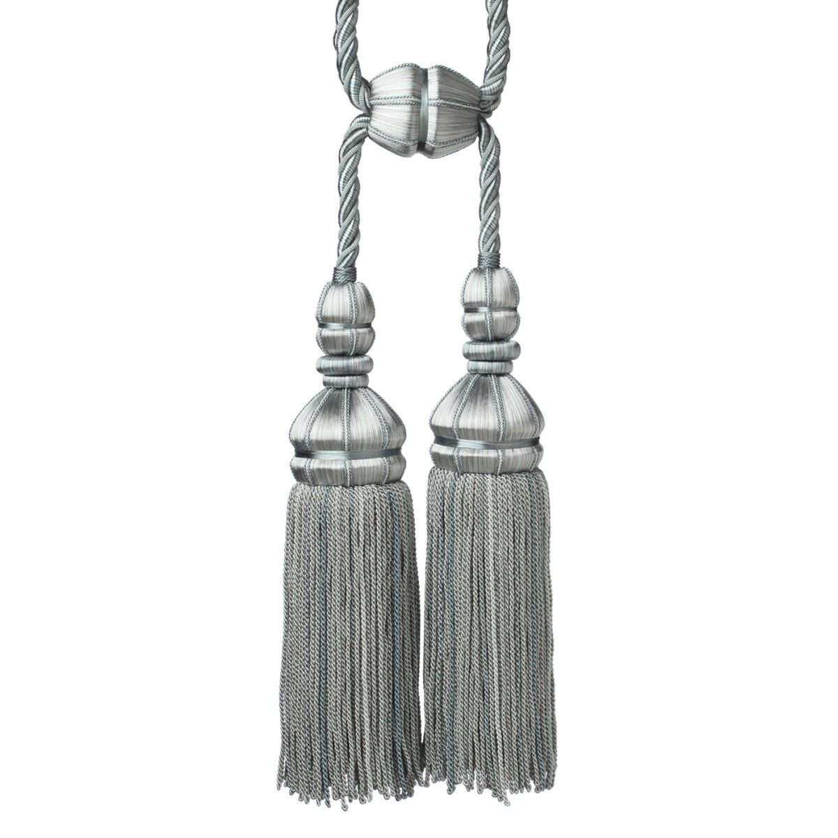 Aurelia Double Tassel Tieback by Samuel & Sons in Surf, TT-56134-18, swatch