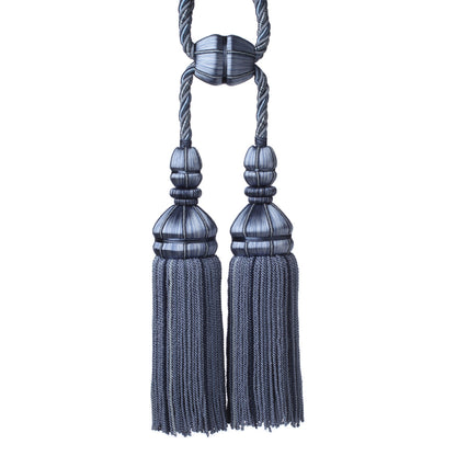 Aurelia Double Tassel Tieback by Samuel & Sons in Sapphire, TT-56134-19, swatch