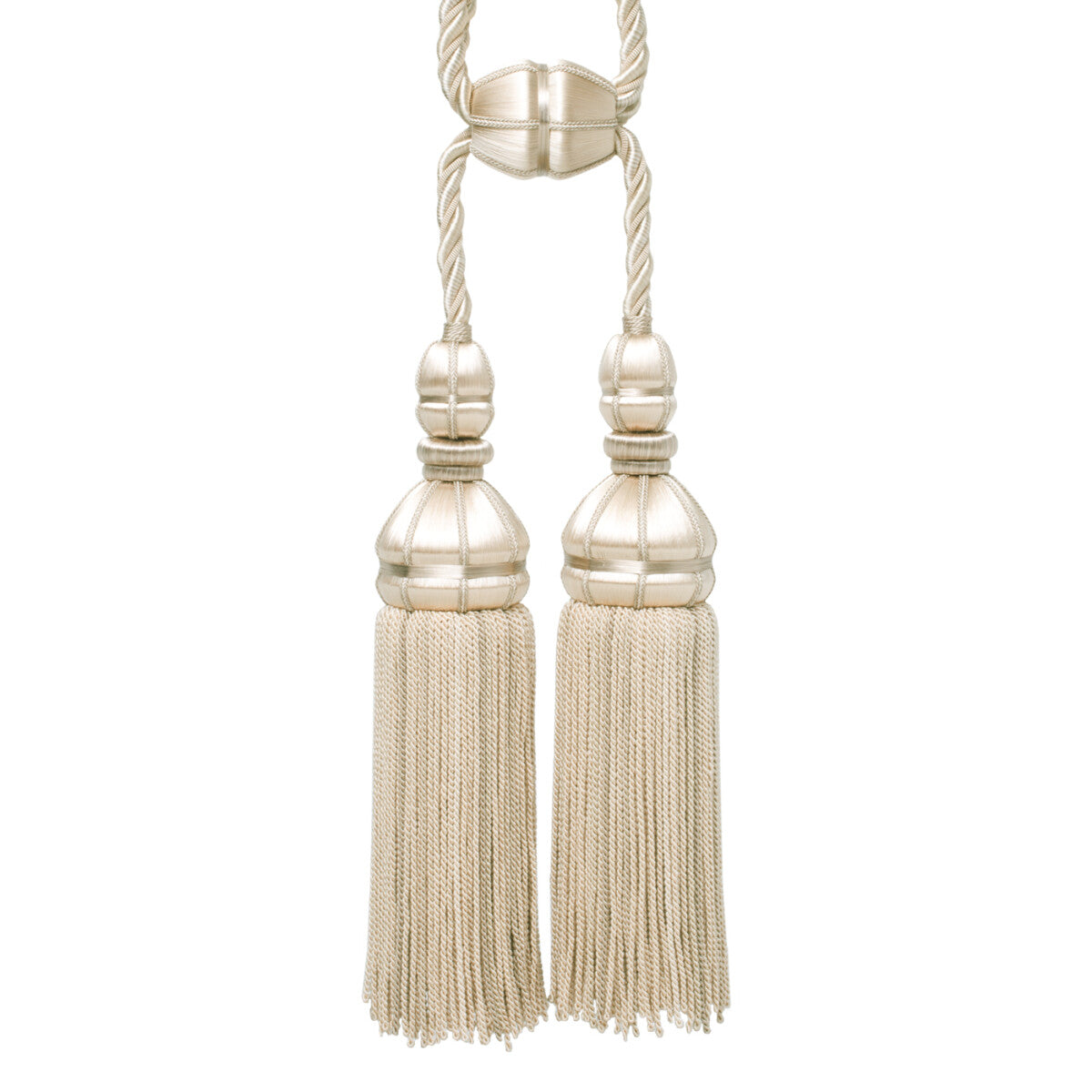 Aurelia Double Tassel Tieback by Samuel & Sons in Bisque, TT-56134-23, swatch