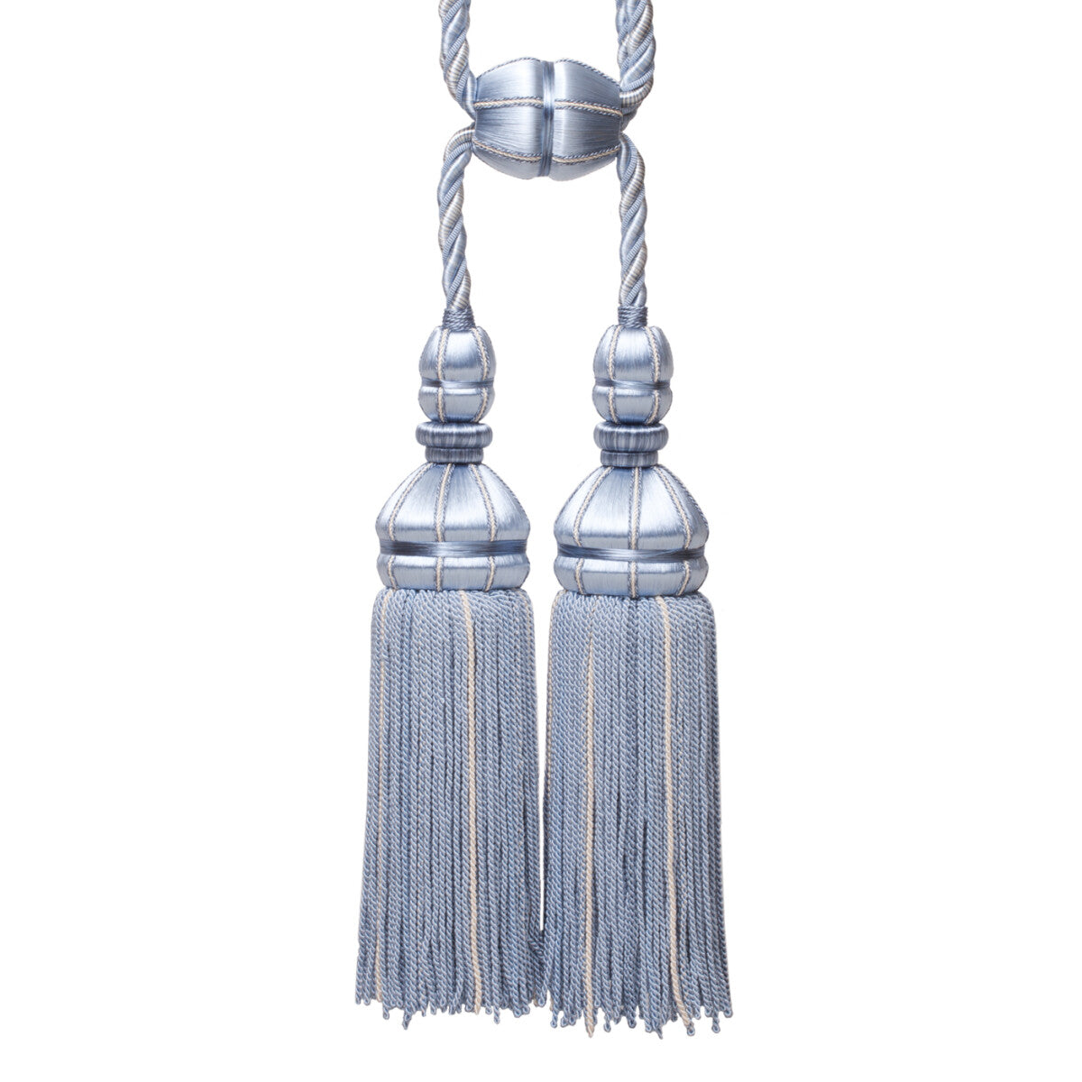 Aurelia Double Tassel Tieback by Samuel & Sons in Wedgewood, TT-56134-25, swatch