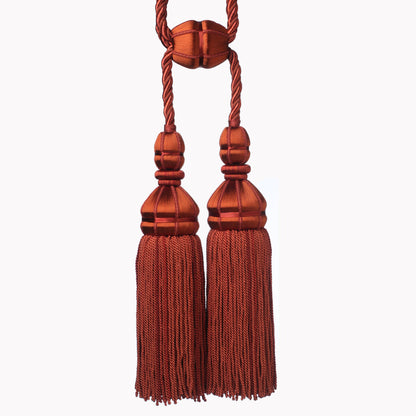 Aurelia Double Tassel Tieback by Samuel & Sons in Sienna, TT-56134-32, swatch