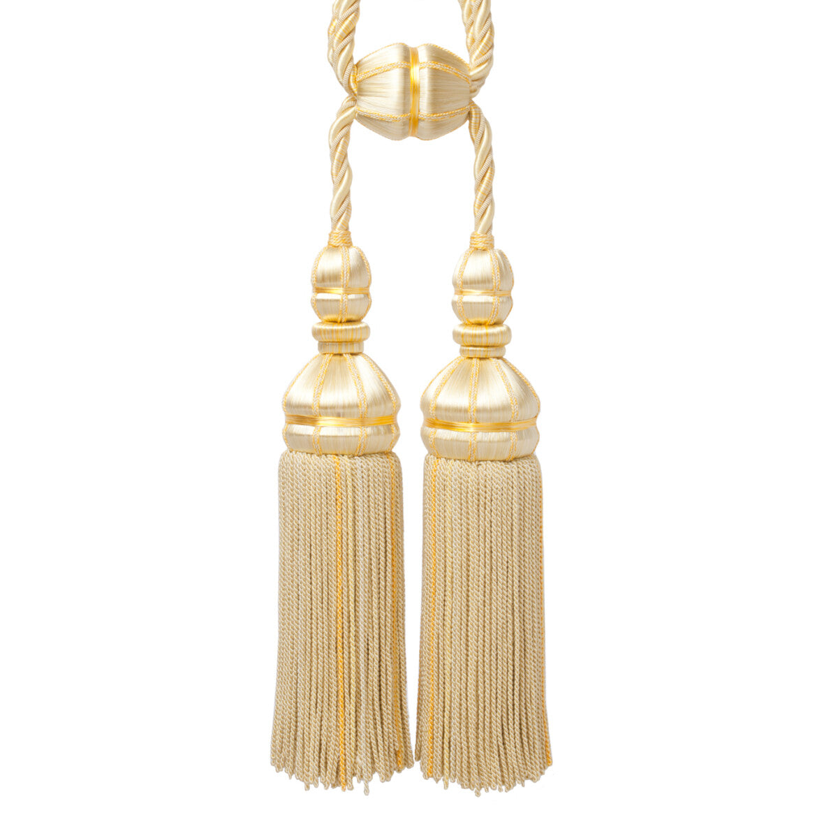 Aurelia Double Tassel Tieback by Samuel & Sons in Lemon, TT-56134-34, swatch