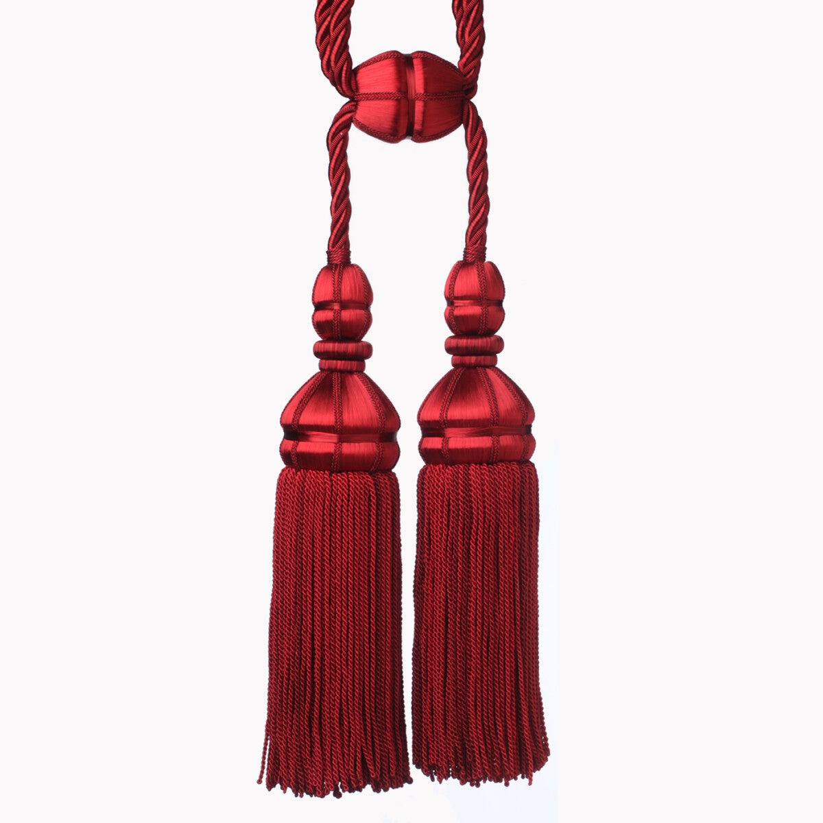 Aurelia Double Tassel Tieback by Samuel & Sons in Beaujolais, TT-56134-35, swatch