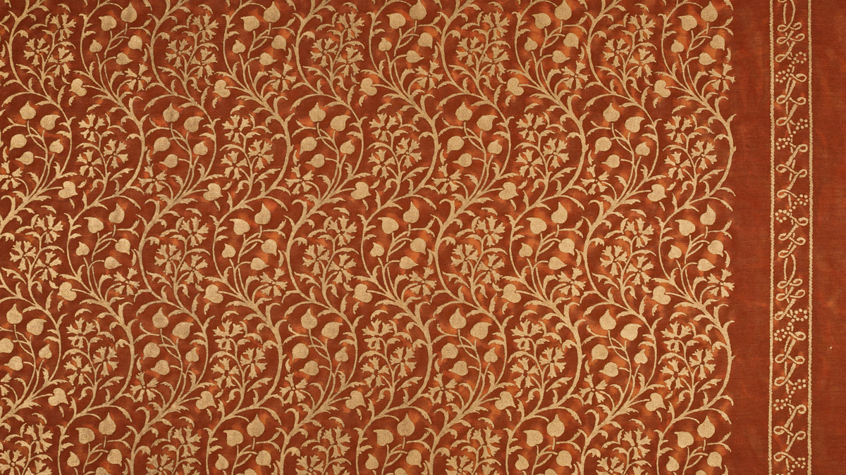 Granada Deep burgundy & gold