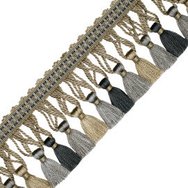 Aurelia Tassel Fringe Trim by Samuel & Sons in Mica