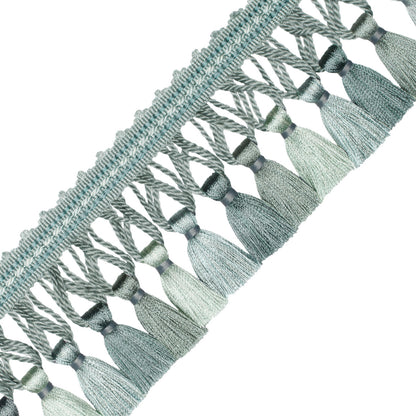 Aurelia Tassel Fringe Trim by Samuel & Sons in Surf