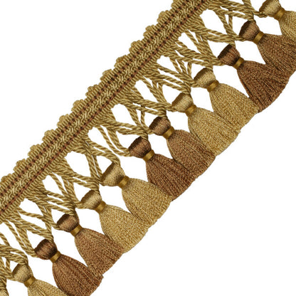 Aurelia Tassel Fringe Trim by Samuel & Sons in Honey