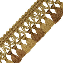 Aurelia Tassel Fringe Trim by Samuel & Sons in Honey