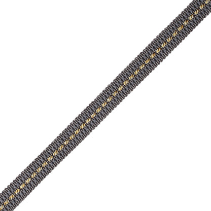 1/2" Aurelia Gimp Trim by Samuel & Sons in Charcoal/Citron