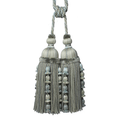 Kensington Double Tassel Tieback by Samuel & Sons in Sea Glass