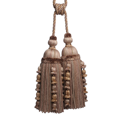 Kensington Double Tassel Tieback by Samuel & Sons in Maple