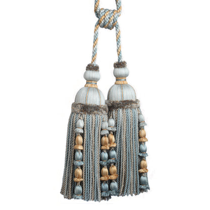 Kensington Double Tassel Tieback by Samuel & Sons in Golden Surf