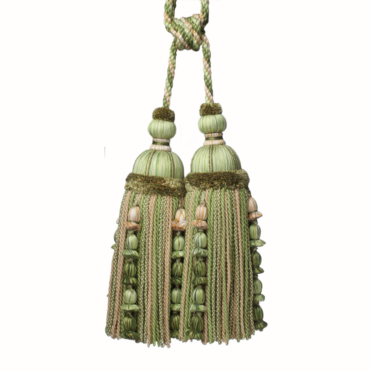 Kensington Double Tassel Tieback by Samuel & Sons in Meadow