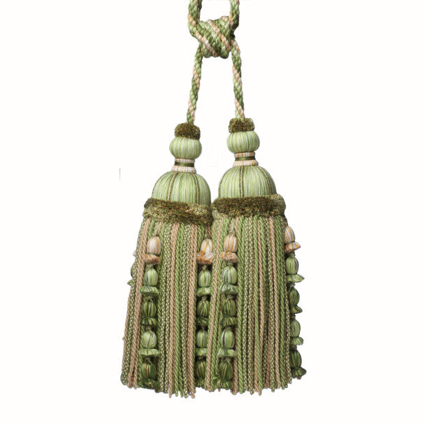 Kensington Double Tassel Tieback by Samuel & Sons in Meadow