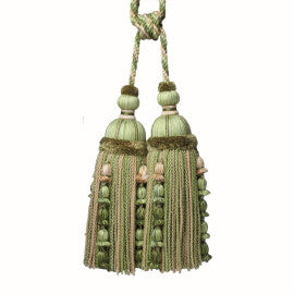 Kensington Double Tassel Tieback by Samuel & Sons in Meadow