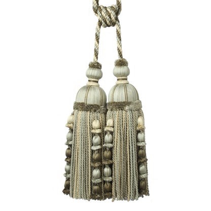 Kensington Double Tassel Tieback by Samuel & Sons in Olive