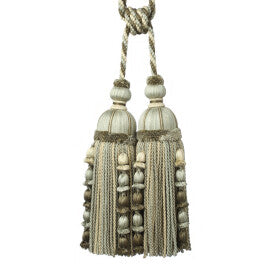 Kensington Double Tassel Tieback by Samuel & Sons in Olive