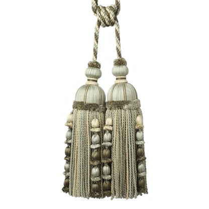 Kensington Double Tassel Tieback by Samuel & Sons in Olive