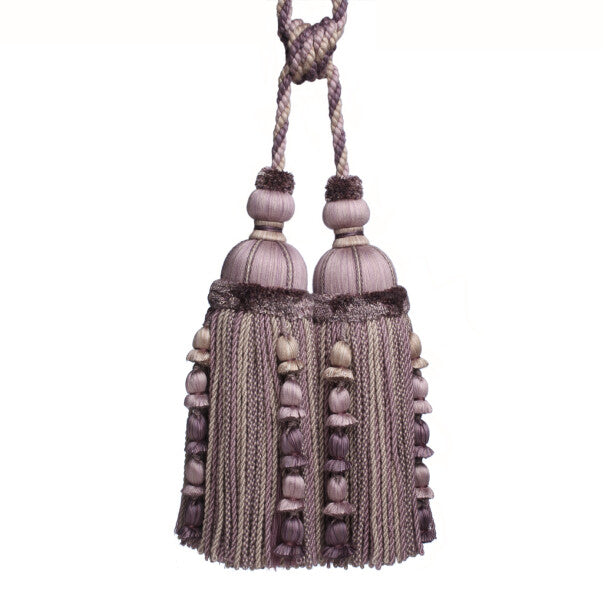 Kensington Double Tassel Tieback by Samuel & Sons in Orchid
