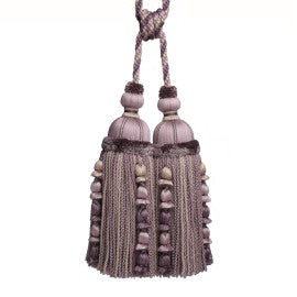 Kensington Double Tassel Tieback by Samuel & Sons in Orchid