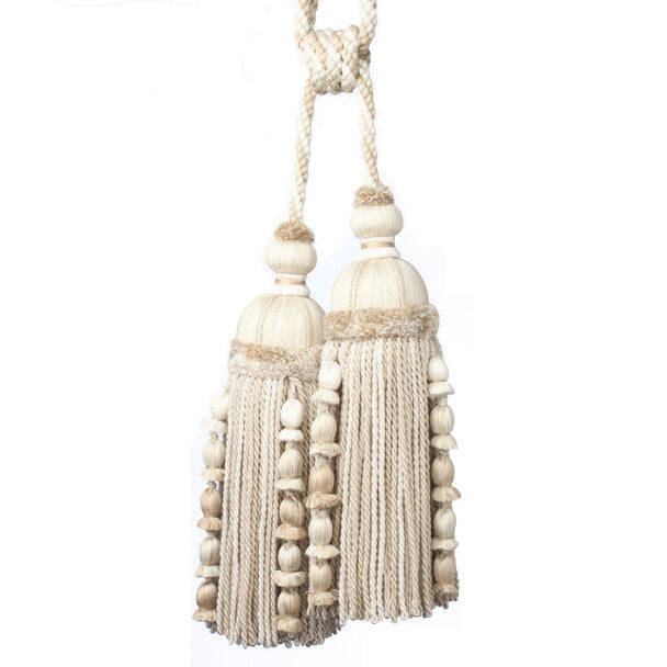 Kensington Double Tassel Tieback by Samuel & Sons in Marble