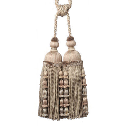 Kensington Double Tassel Tieback by Samuel & Sons in Sandstone