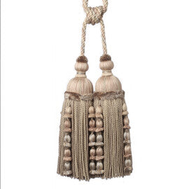 Kensington Double Tassel Tieback by Samuel & Sons in Sandstone