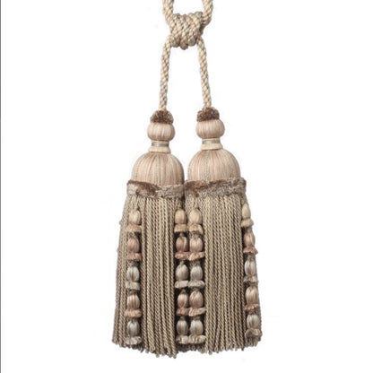 Kensington Double Tassel Tieback by Samuel & Sons in Sandstone