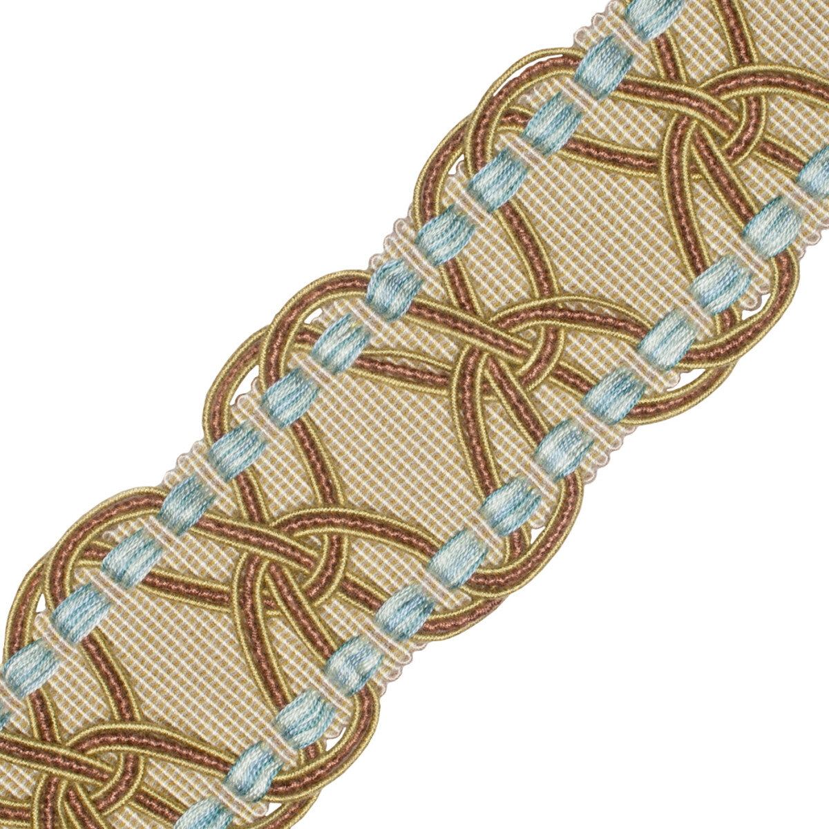 2.5" Kensington Braid Trim by Samuel & Sons in Macaron
