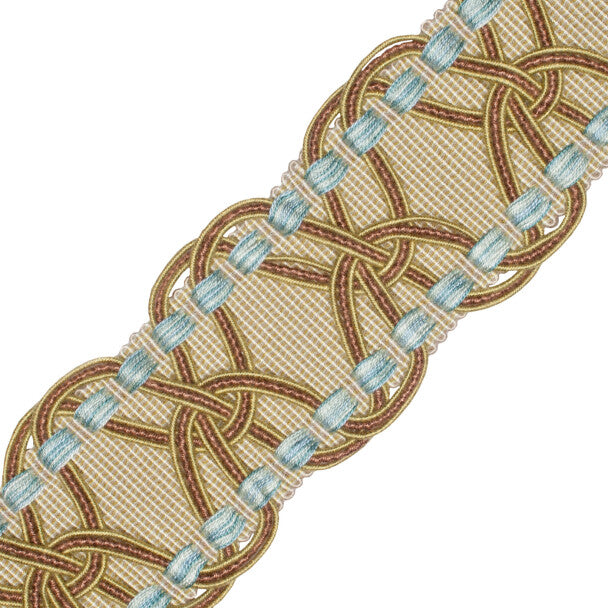 2.5" Kensington Braid Trim by Samuel & Sons in Macaron