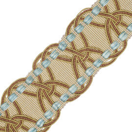 2.5" Kensington Braid Trim by Samuel & Sons in Macaron
