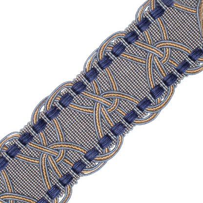 2.5" Kensington Braid Trim by Samuel & Sons in Royal Oak