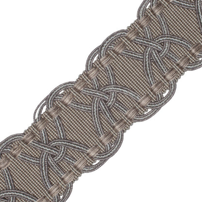 2.5" Kensington Braid Trim by Samuel & Sons in Platinum